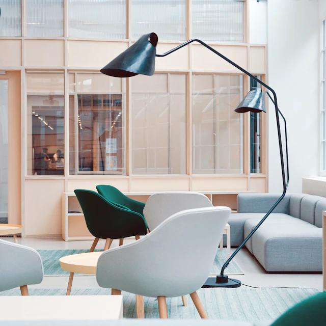 TechJan's bright, modern studio workspace