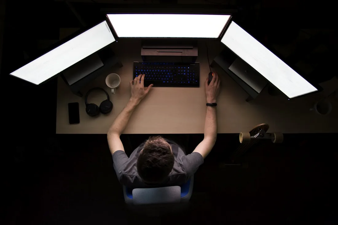 An operator watching a monitoring dashboard