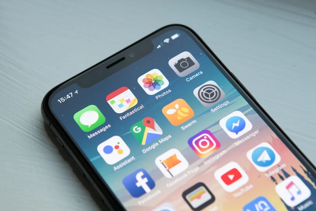 App icons on a phone home screen